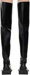 untitlab® Black Reel Derbies Fisherman Tall Boots