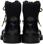 Off-White Black Gstaad Lace-Up Boots