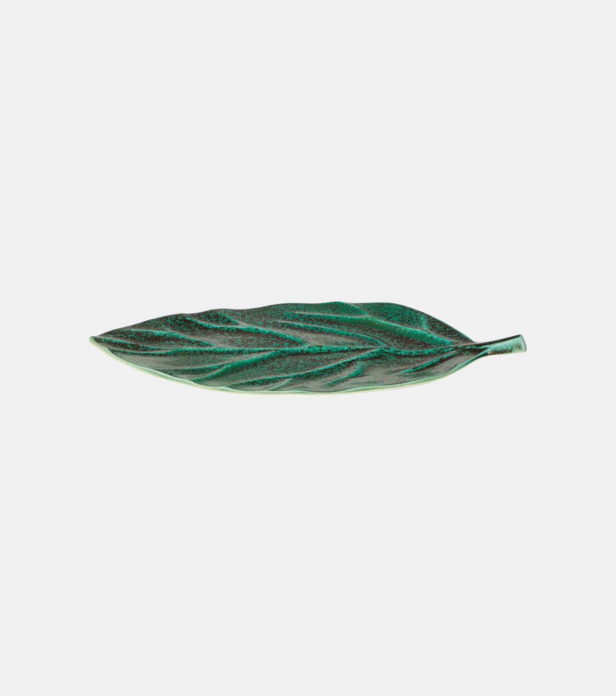 L'Objet Cenote Leaf porcelain platter
