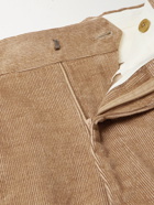 Gabriela Hearst - Ernest Straight-Leg Linen and Cotton-Blend Corduroy Suit Trousers - Brown