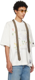 Maison MIHARA YASUHIRO Off-White Kids Doodle Printed T-shirt