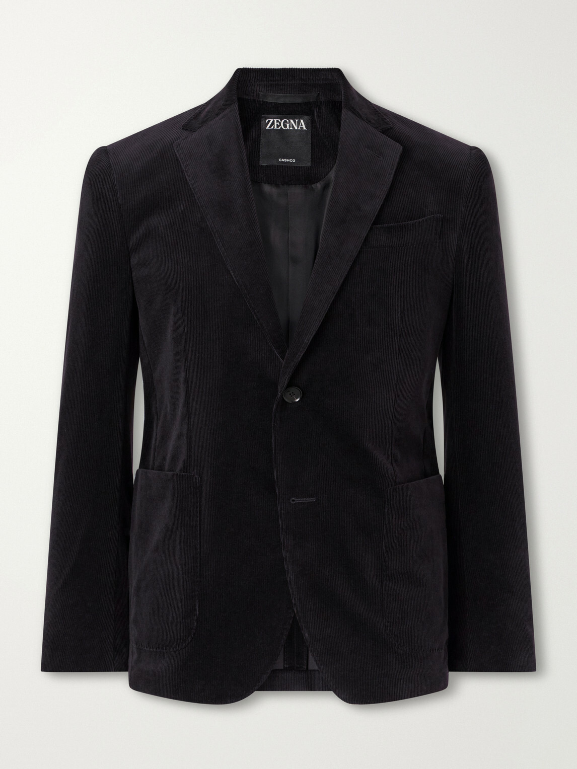 Zegna - Cotton-Blend Corduroy Suit Jacket - Brown