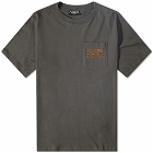 Filson Men's Embroidered Pocket T-Shirt in Black