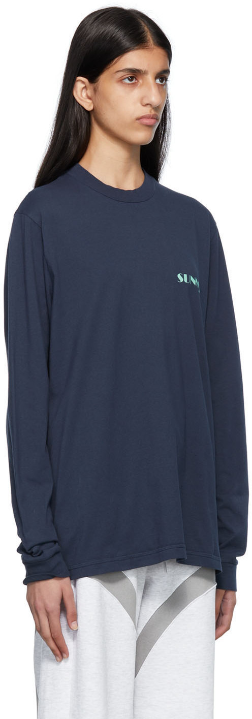 SUNNEI SSENSE Exclusive Blue T-Shirt