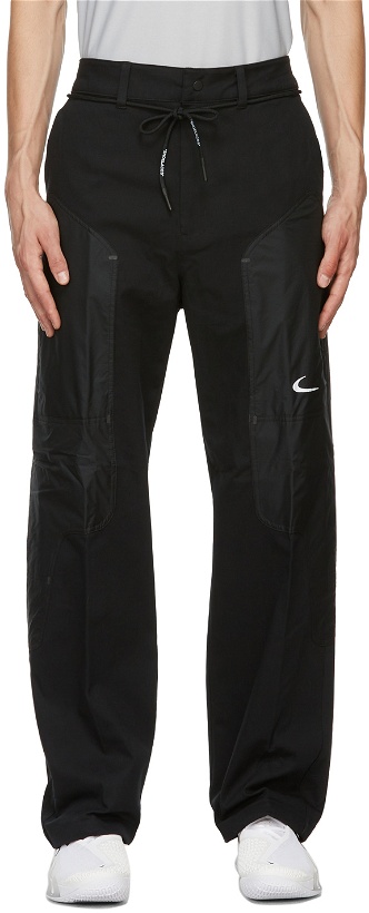 Photo: Nike Black Off-White Edition Sport Trousers