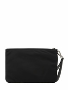 DOLCE & GABBANA - Rubberized Logo Nylon Pouch