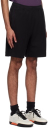 Stone Island Black Rib Bermuda Shorts