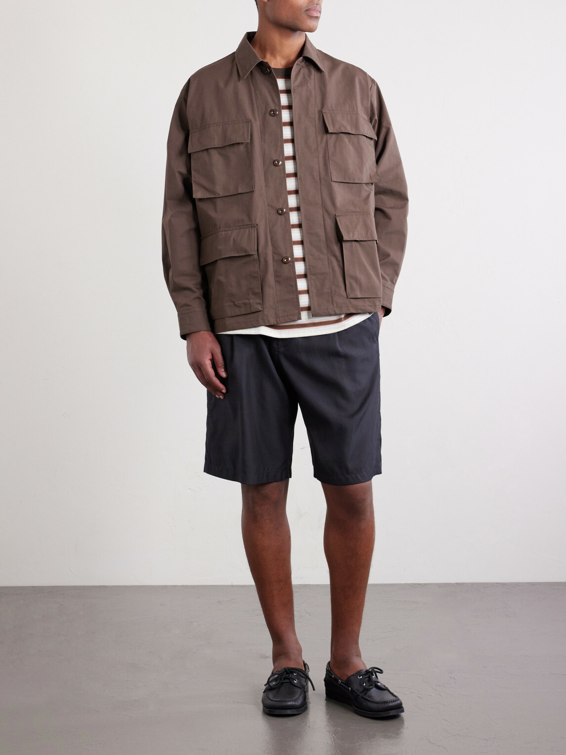 WTAPS - Logo-Print Cotton-Blend CORDURA® Overshirt - Brown