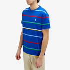 Polo Ralph Lauren Men's Stripe T-Shirt in Sapphire Star Multi