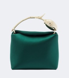 Erdem Bloom Mini satin top-handle bag