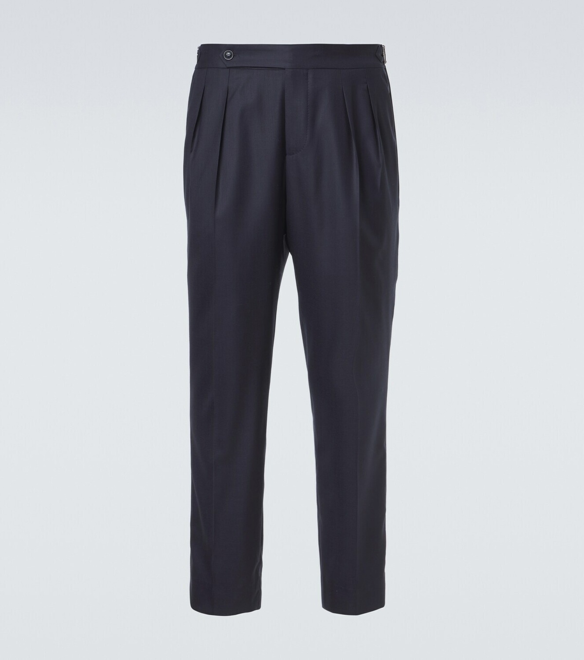 Brunello Cucinelli Wool and silk straight pants