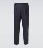 Brunello Cucinelli Wool and silk straight pants
