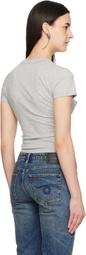 VAQUERA Gray Bullet Bra T-shirt