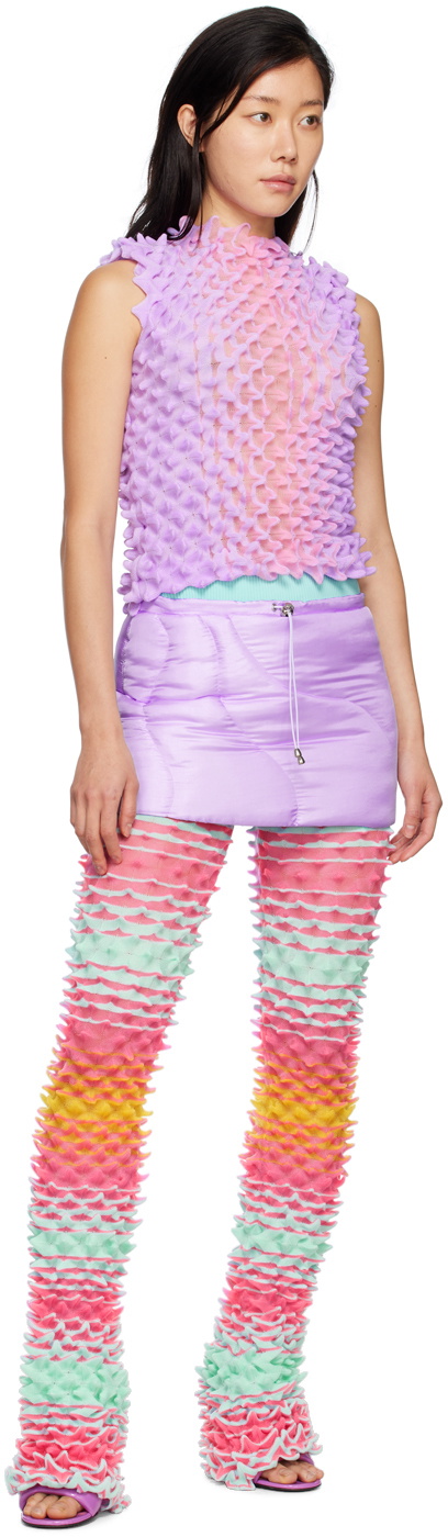 Chet Lo Purple Mogol Miniskirt
