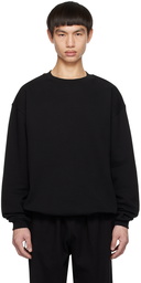 Uniform Bridge Black Drawstring Sweatshirt