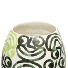 Rittle King Small Vase in Green/Black