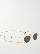 Gucci Eyewear - Round-Frame Gold-Tone Sunglasses