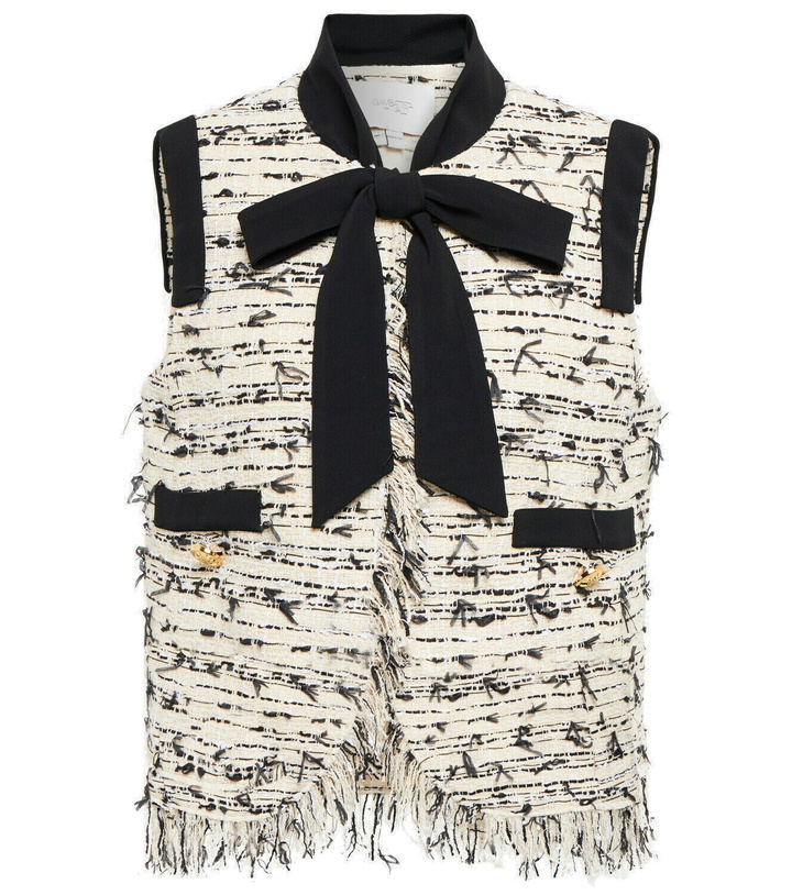 Photo: Giambattista Valli - Fringed tweed jacket