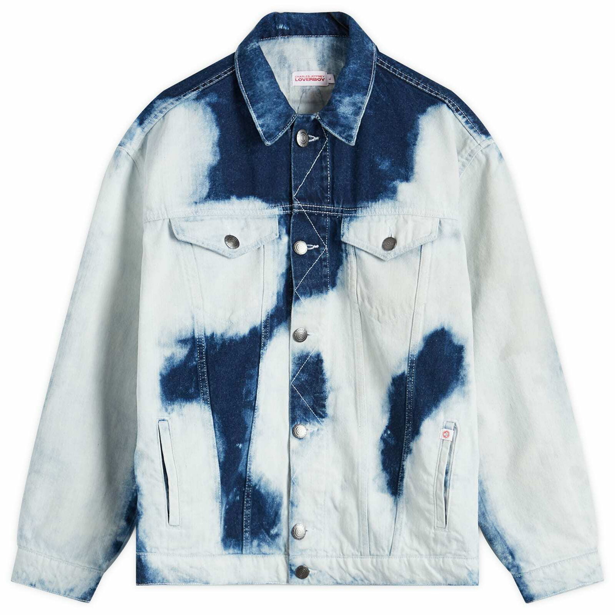 Charles Jeffrey Loverboy Multicolor Denim Art Jacket Charles