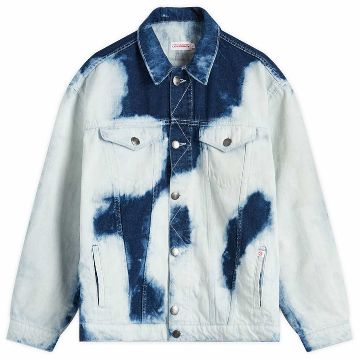 Photo: Charles Jeffrey Women's Loverboy Oversized Denim Jacket in White Bleach