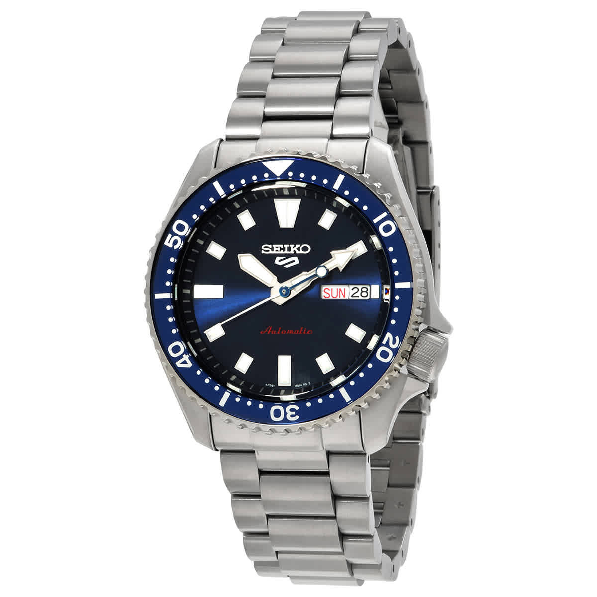 Seiko 5 Sports SKX Automatic Blue Dial Mens Watch SRPL83K1
