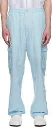 Marni Blue Tropical Cargo Pants