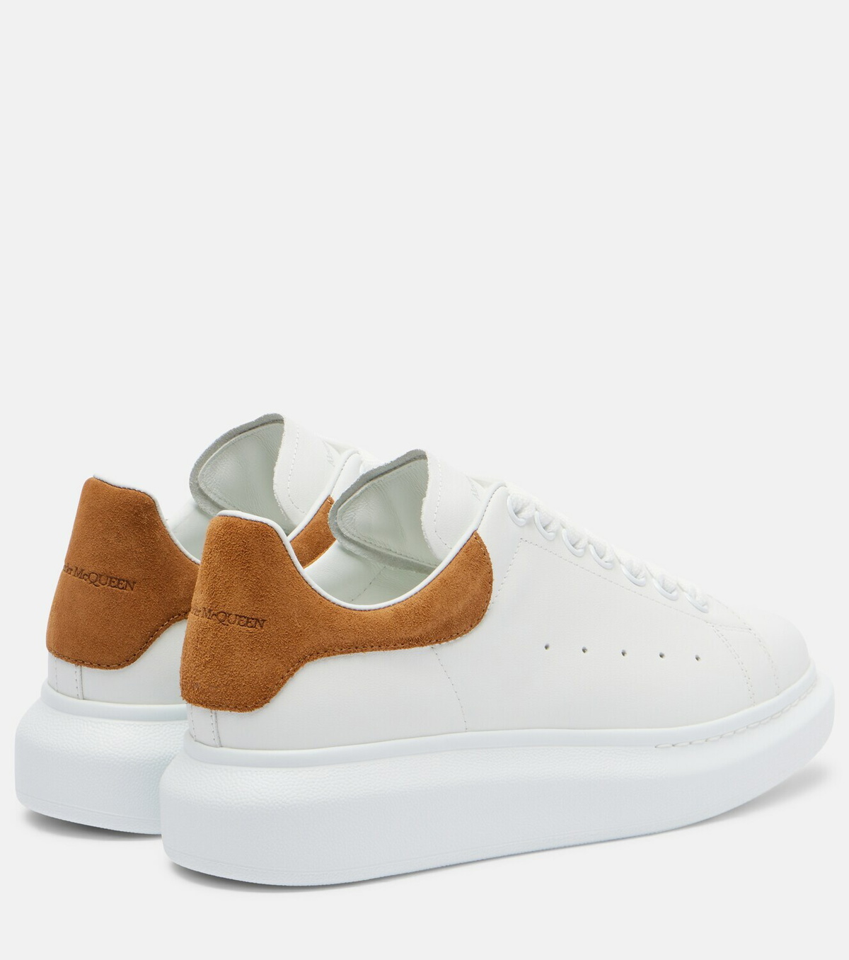 McQueen Oversized leather sneakers