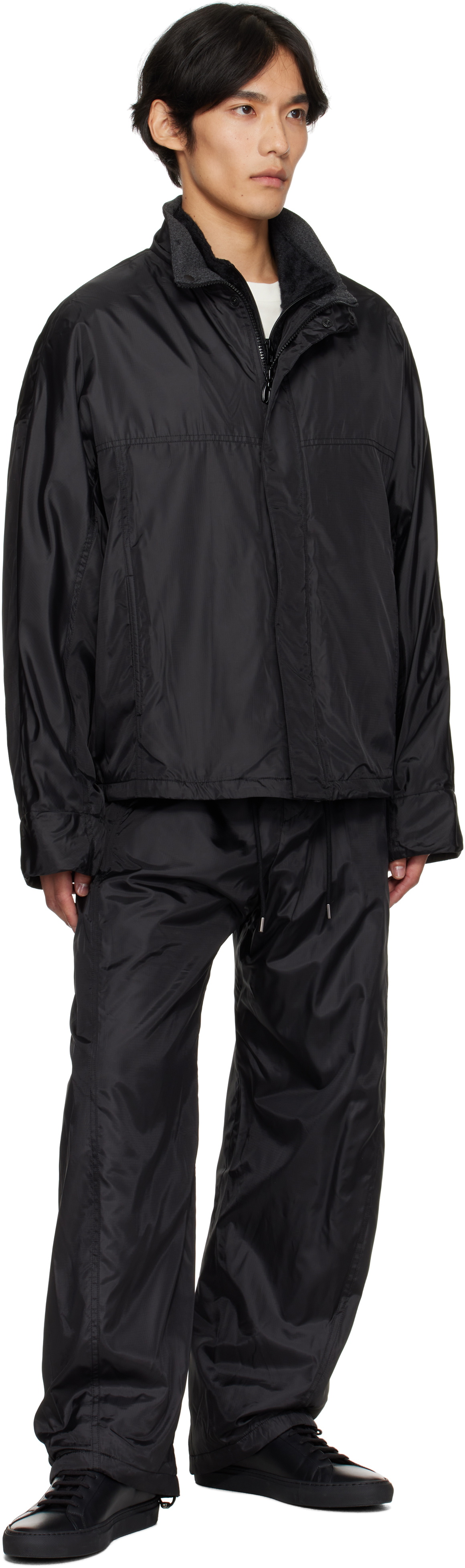 LE17SEPTEMBRE Black Curved Trousers