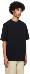 Róhe Black Oversized T-Shirt
