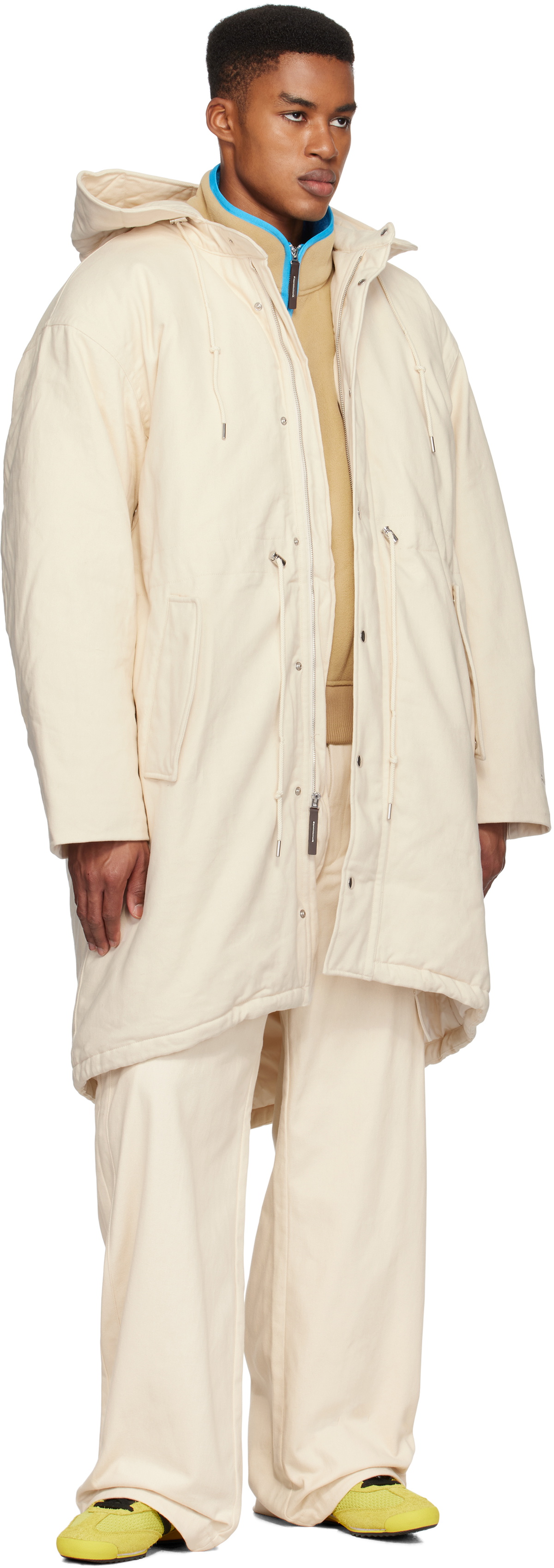 Wales Bonner Off-White adidas Originals Edition Coach Coat & Vest Set