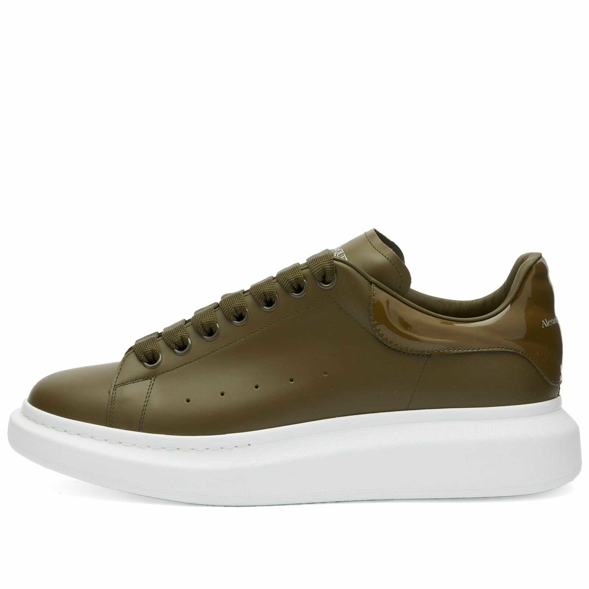 スニーカー Oversize Sneakers - Alexander McQueen - Leather - Khaki Alexander McQueen Men's Oversized Sneakers in Khaki