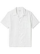 Richard James - Convertible-Collar Linen and Cotton-Blend Shirt - White