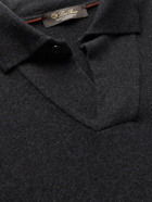 Loro Piana - Baby Cashmere Polo Shirt - Gray