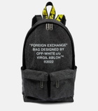 Off-White - Logo-print canvas backpack
