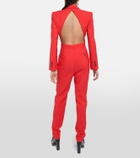 Alexander McQueen Cutout wool jumpsuit