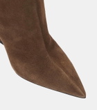 The Attico Cheope suede knee-high boots