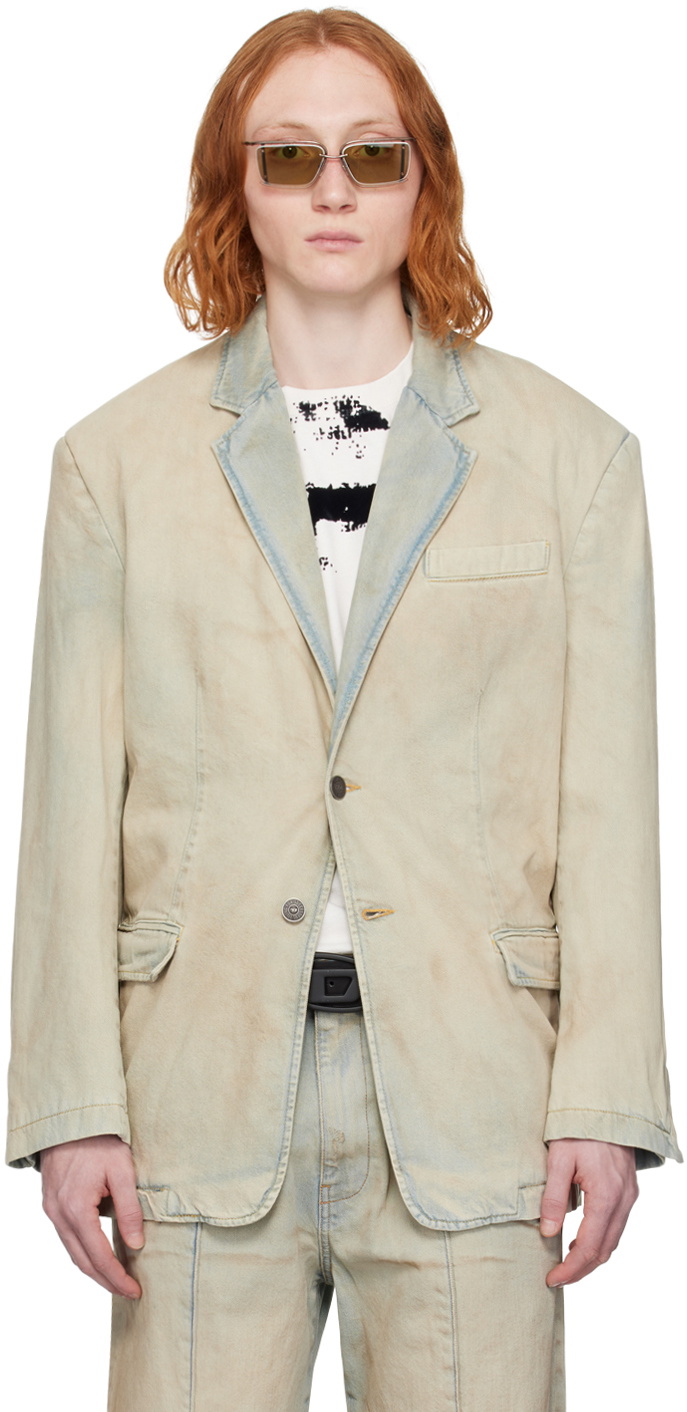 Diesel Blue D-Bla-S Denim Blazer