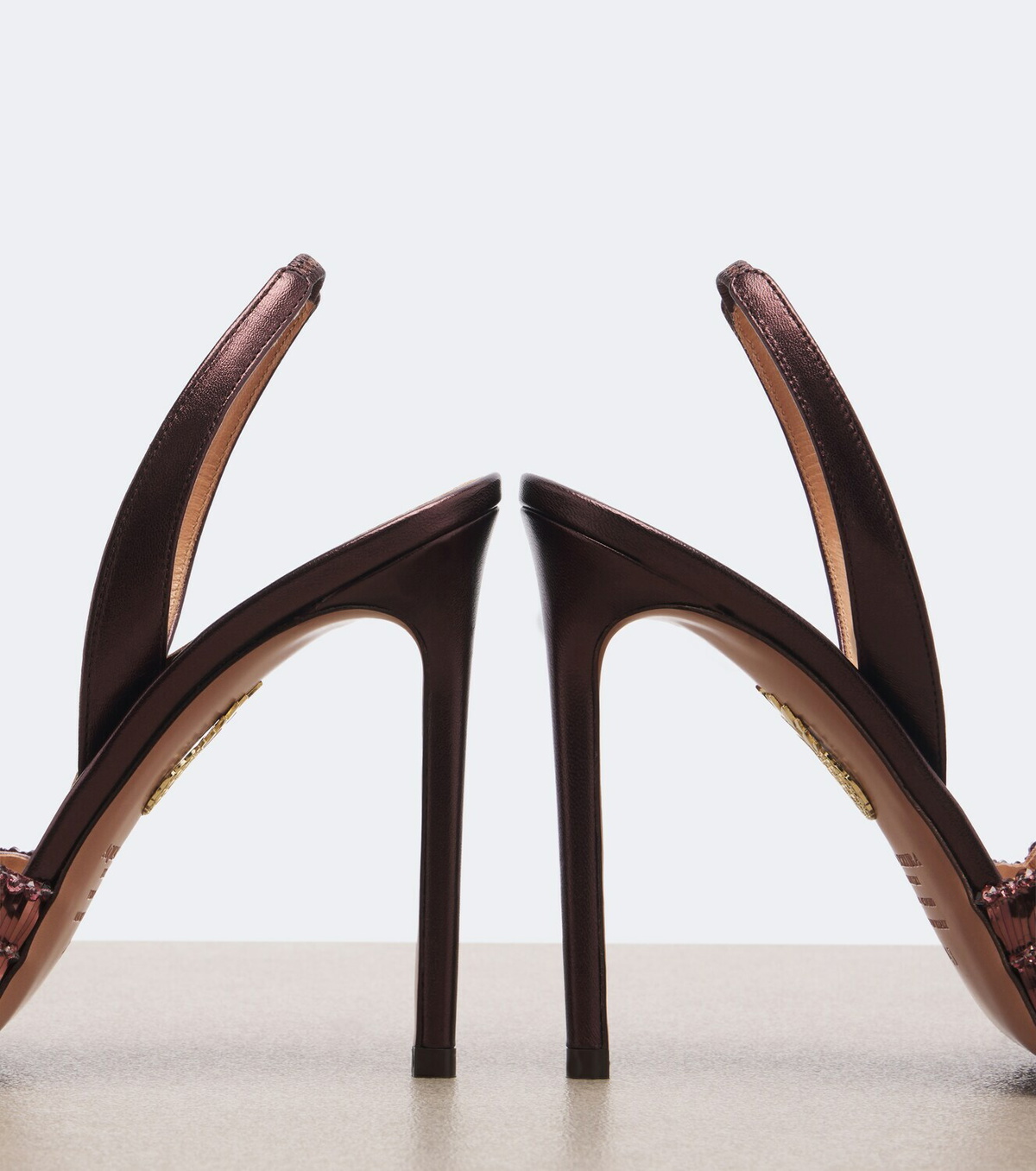 Aquazzura Ce Soir embellished leather sandals