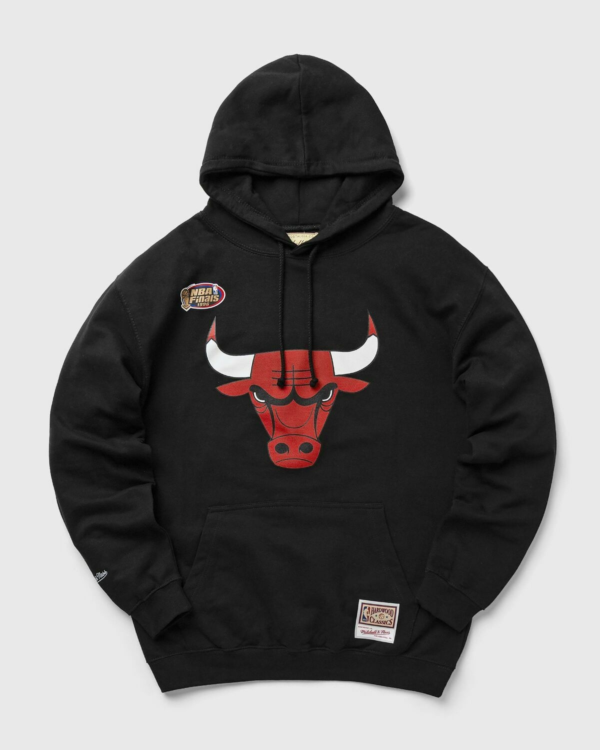 Mitchell & Ness Team Logo Hoody Chicago Bulls Black - Mens - Hoodies/Team Sweats