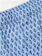 Derek Rose - Nelson 87 Printed Cotton Boxer Shorts - Blue