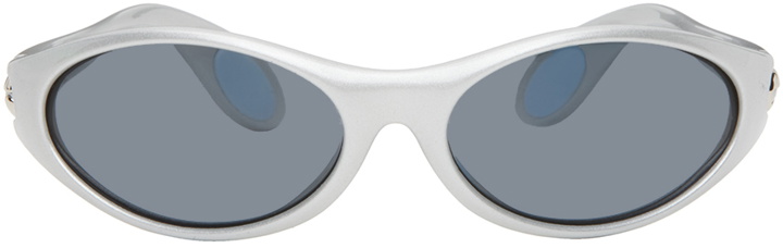 Photo: Coperni Silver Cycling Sunglasses