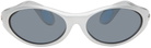 Coperni Silver Cycling Sunglasses