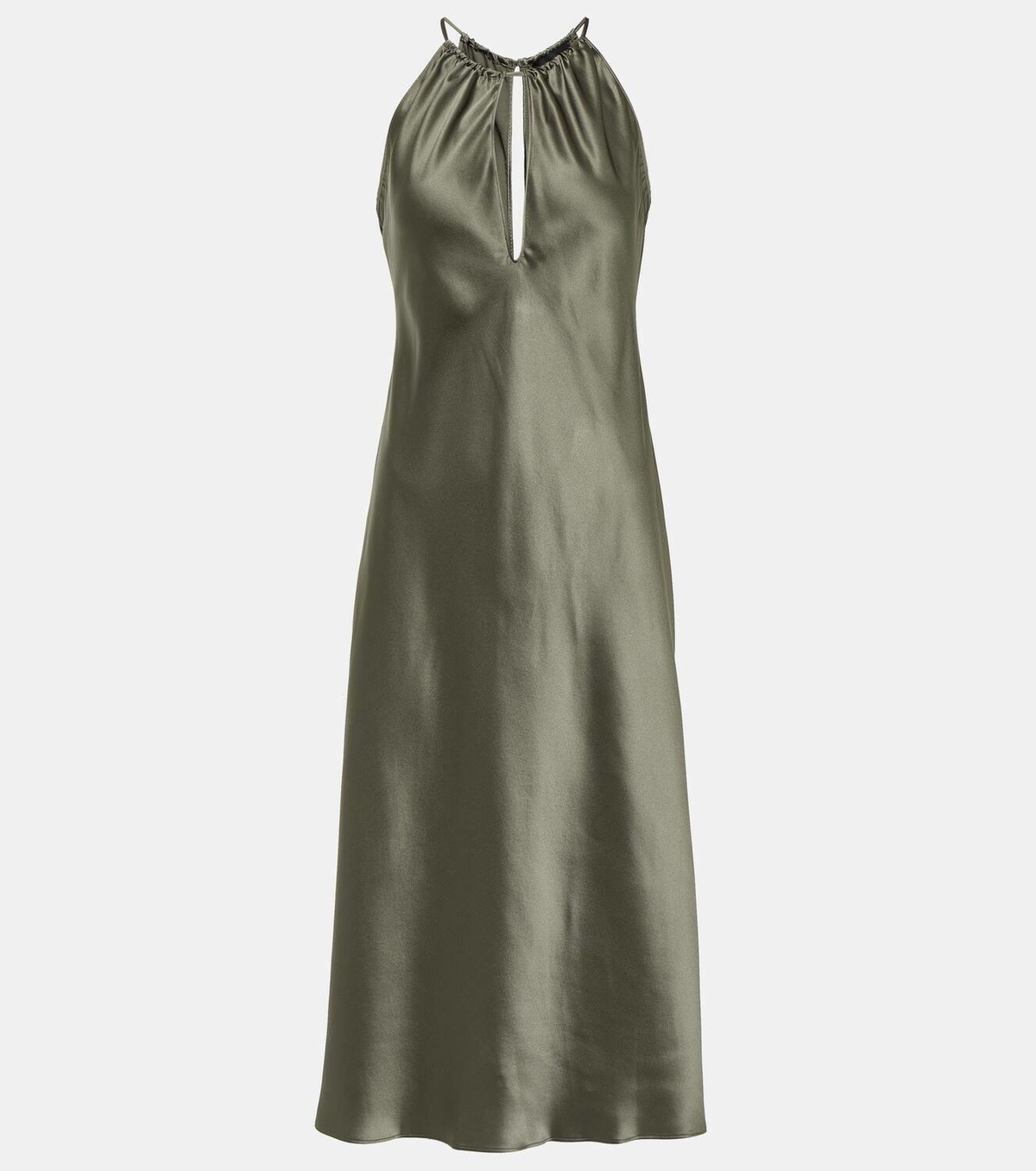Nili Lotan Eglantine halterneck silk midi dress