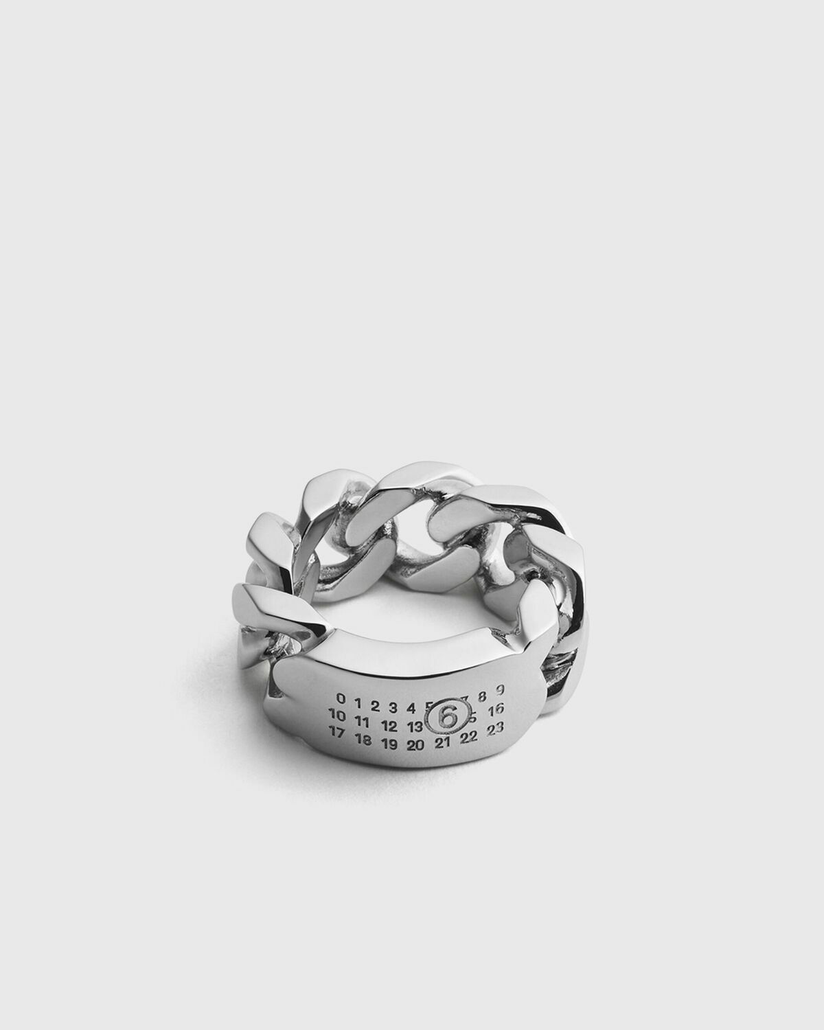 Maison Margiela MM6 RING silver Mens Jewellery