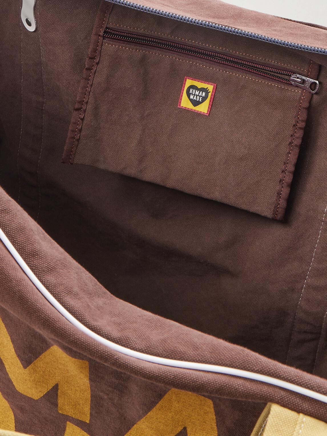 Human Made - Boston Logo-Print Cotton-Canvas Weekend Bag