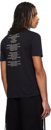 Ann Demeulemeester Black Baptist 'Till The End' T-shirt