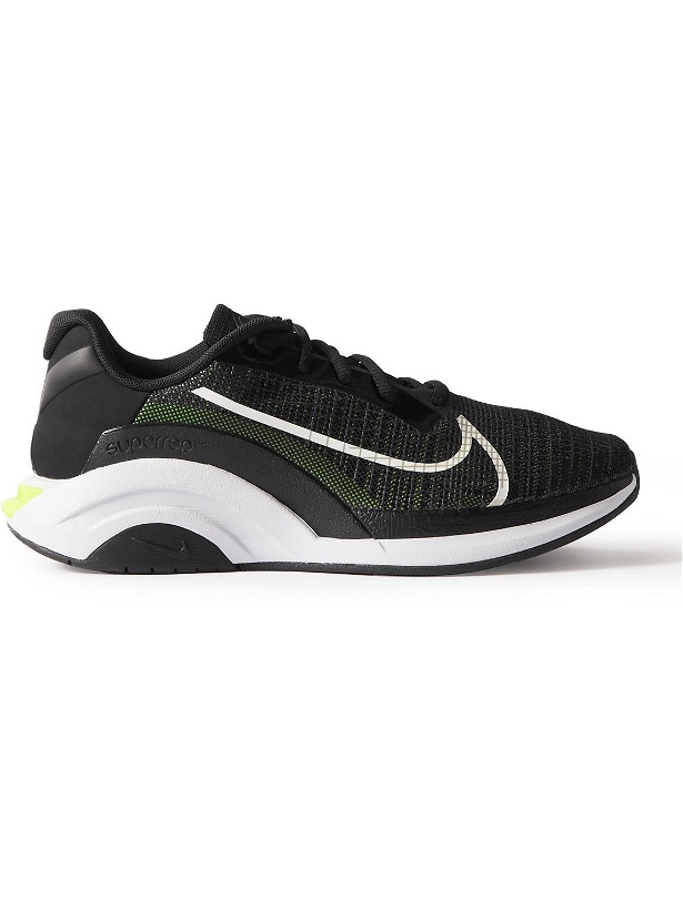 Photo: Nike Training - ZoomX SuperRep Surge Mesh and Rubber Sneakers - Black