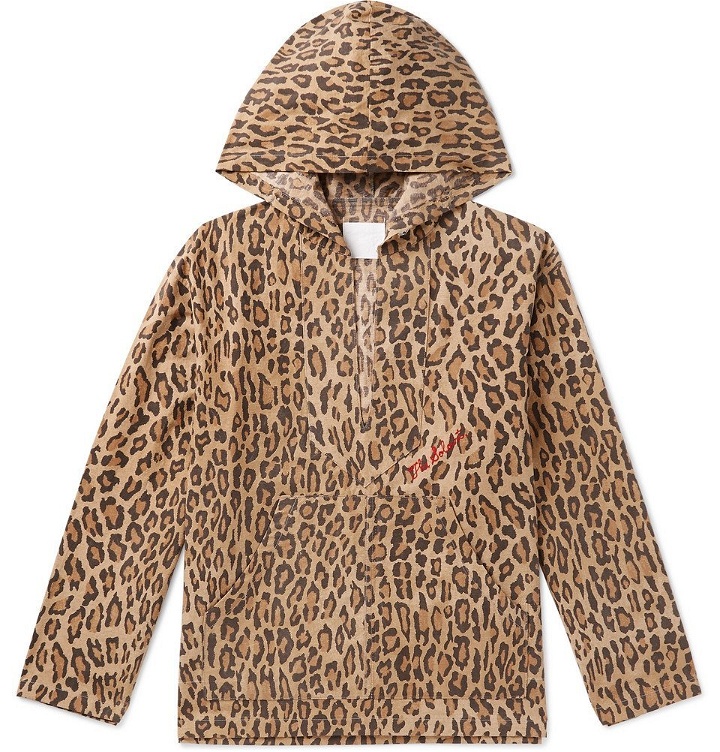 Photo: TAKAHIROMIYASHITA TheSoloist. - Leopard-Print Cotton Hooded Jacket - Multi