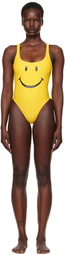 Moschino Yellow Smiley Swimsuit