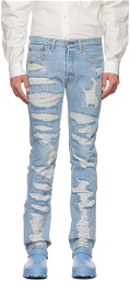 NotSoNormal Blue Destroyed Jeans